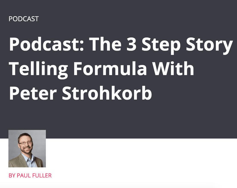 Membrain's Podcast on Storytelling in Sales