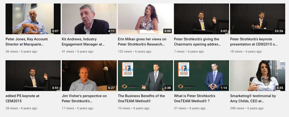 Video Testimonials Grid - Click to watch on YouTube